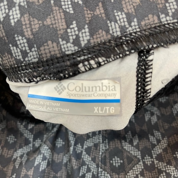 🥑5/$25 COLUMBIA Performance Omni-Wick Graphic Leggings XL - Picture 4 of 6